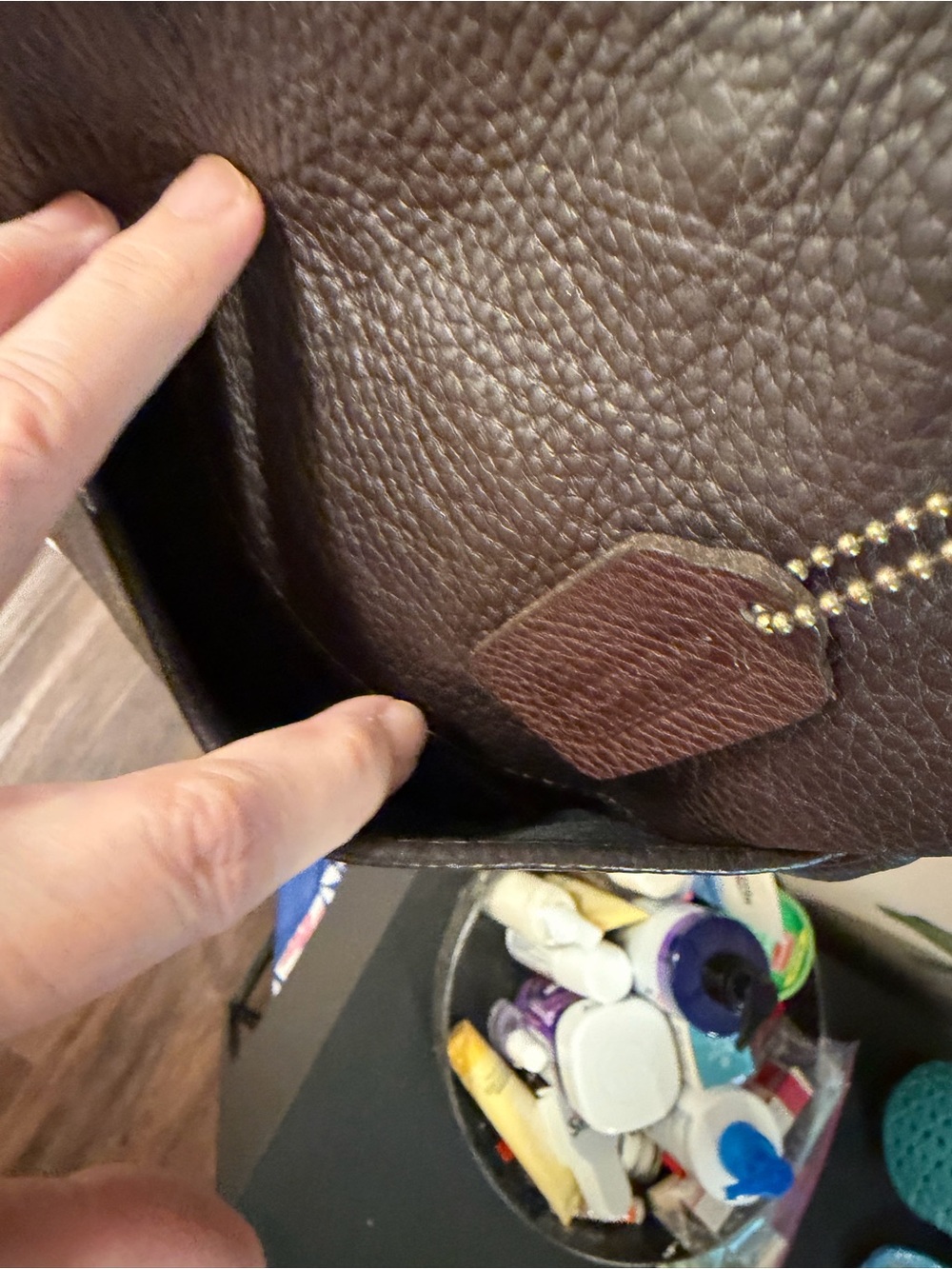 Sold Vintage Coach Sonoma dark brown pebbled leather shoulder b2006 model 4923 - Picture 5 of 11